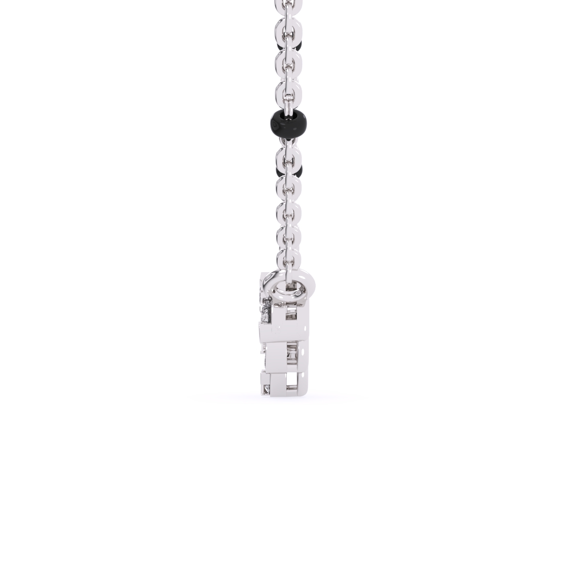Antique Pear Shaped Round Diamond Mangalsutra